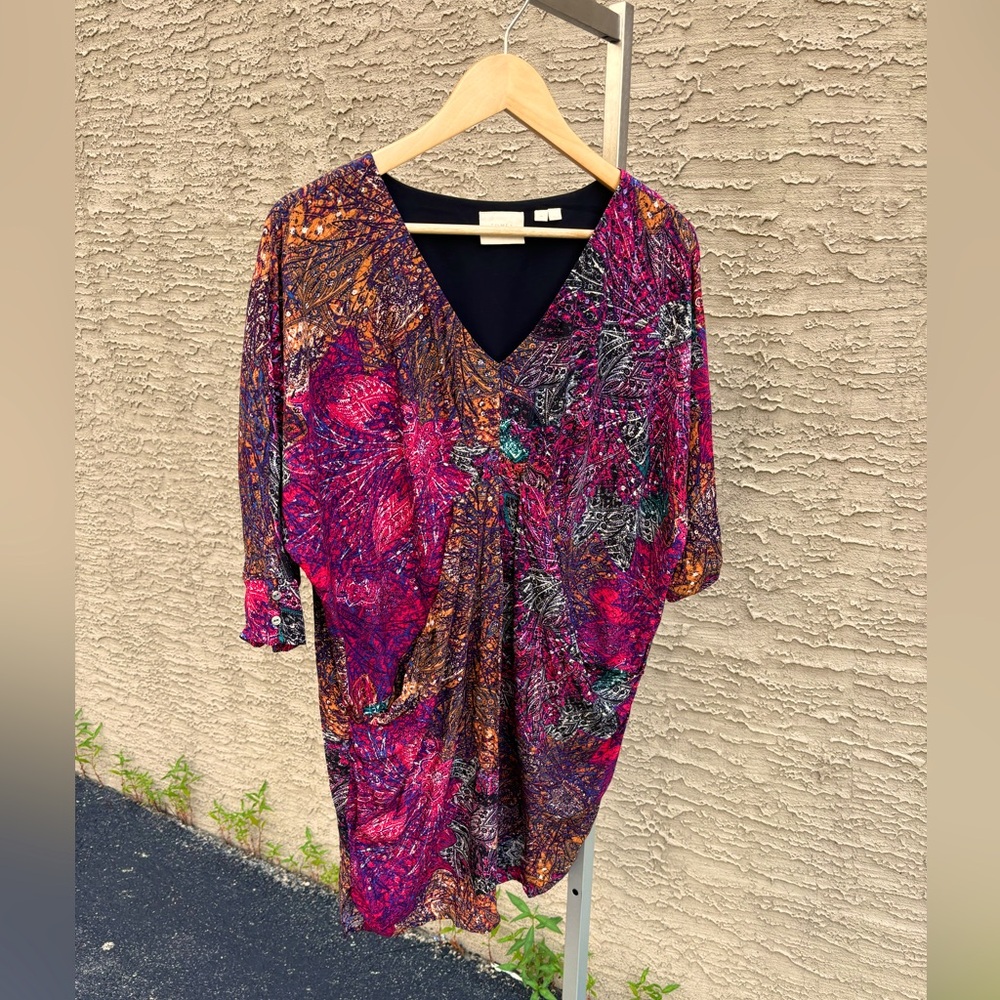 Boho Patterned Shirt Dress ☮️